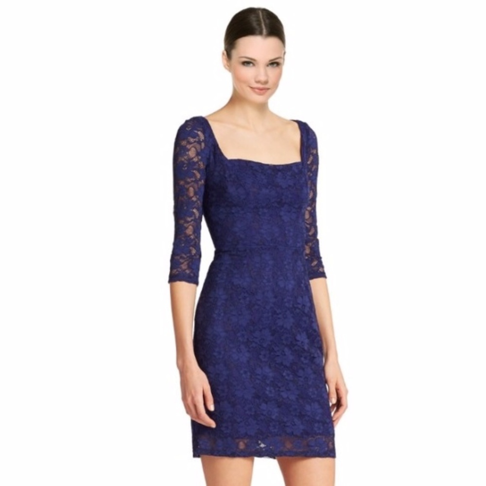 ABS Allen Schwartz Lace Bodycon Dress